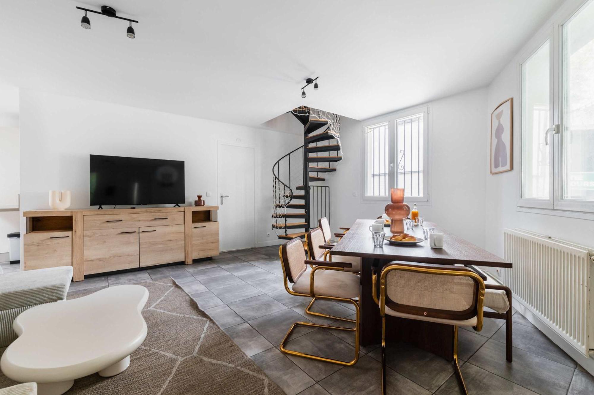 Villa Romainville Paris Pour 8 Personnes - Flat-Guest Extérieur photo