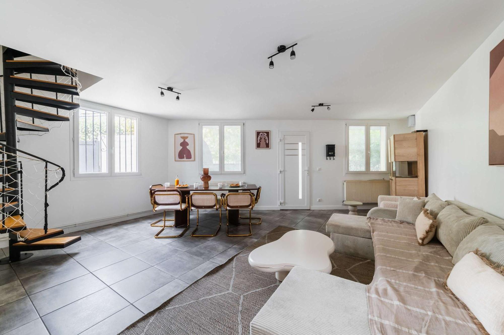 Villa Romainville Paris Pour 8 Personnes - Flat-Guest Extérieur photo