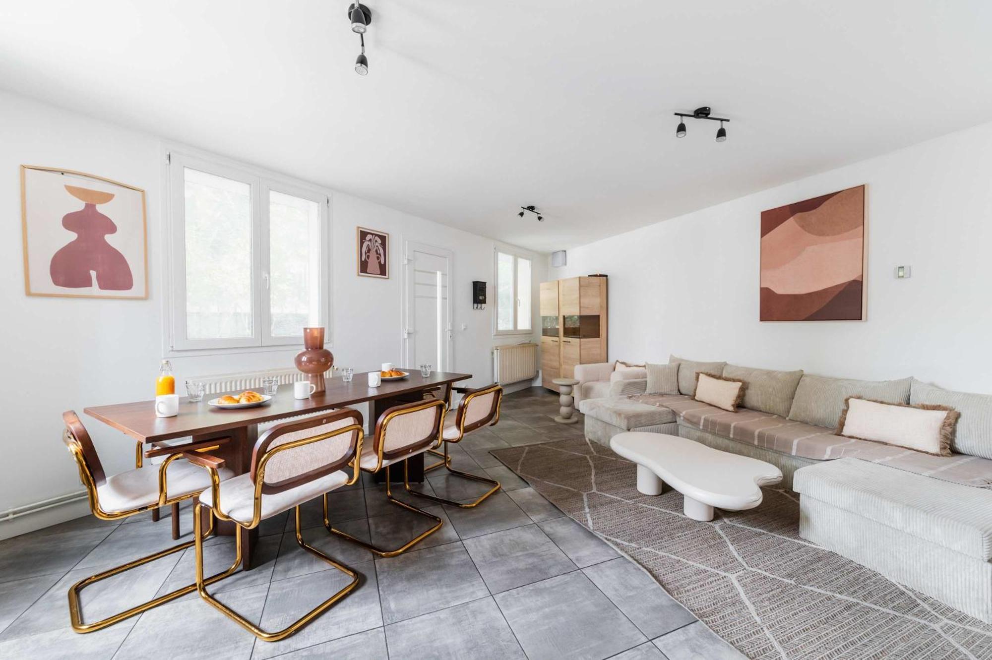 Villa Romainville Paris Pour 8 Personnes - Flat-Guest Extérieur photo